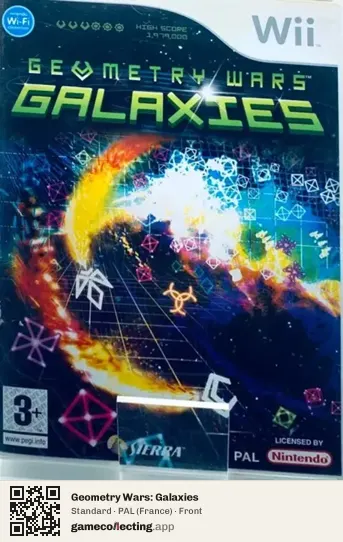 Geometry Wars: Galaxies Nintendo Wii, France box front