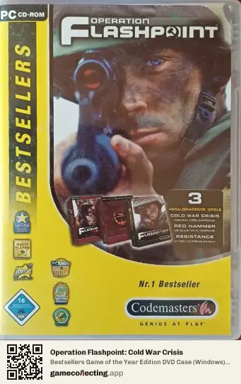 Operation Flashpoint: Cold War Crisis Computer, PAL box front