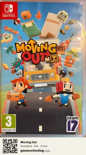 Moving Out Nintendo Switch, PAL box front