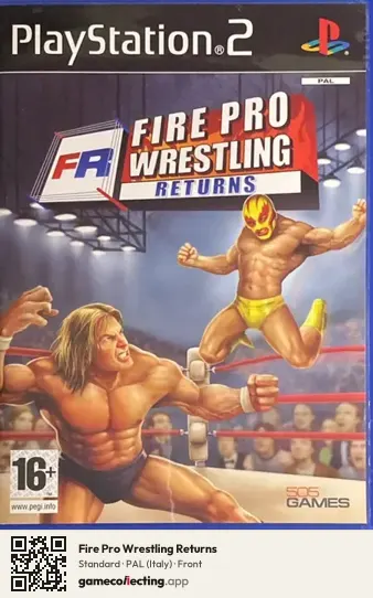 Fire Pro Wrestling Returns PlayStation 2, Italy box front