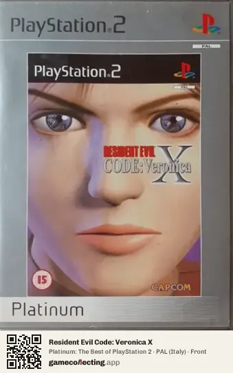 Resident Evil Code: Veronica X PlayStation 2, Italy box front