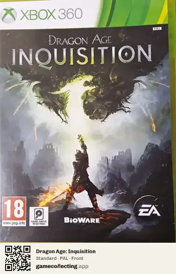 Dragon Age: Inquisition Xbox 360, PAL box front