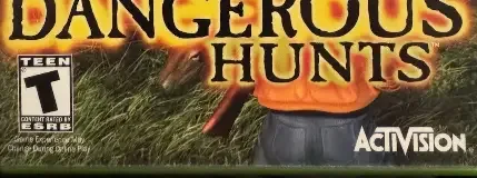 Cabela's Dangerous Hunts, the ESRB box on its front