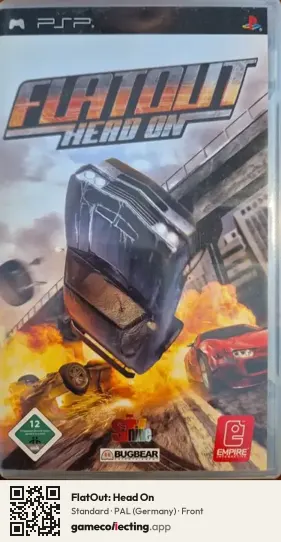 FlatOut: Head On PlayStation Portable, Germany box front