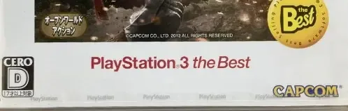 Dragon's Dogma, the CERO letter on its front