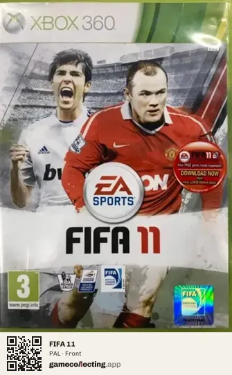 FIFA 11 Xbox 360, PAL box front