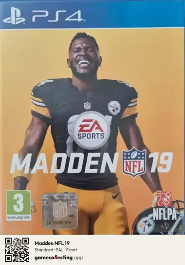 Madden NFL 19 PlayStation 4, PAL box front
