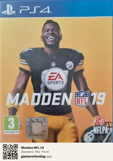 Madden NFL 19 PlayStation 4, PAL box front
