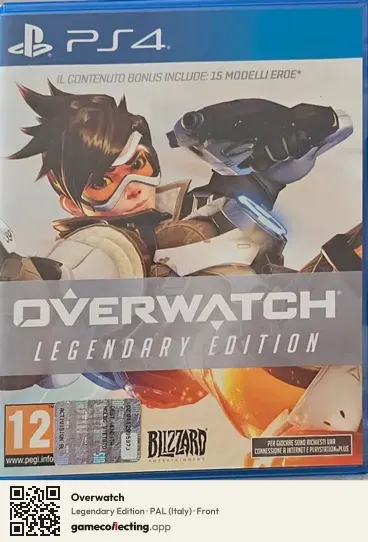 Overwatch PlayStation 4, Italy box front
