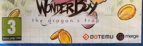 Wonder Boy: The Dragon's Trap, the PEGI square on its front