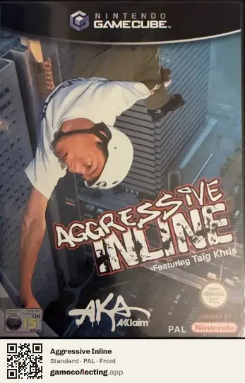 Aggressive Inline Nintendo GameCube, PAL box front