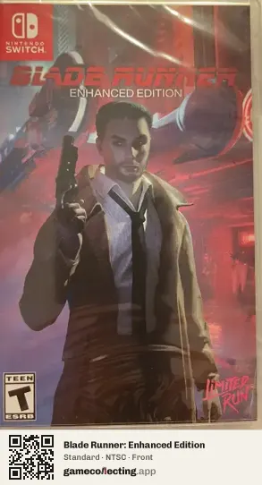 Blade Runner: Enhanced Edition Nintendo Switch, NTSC box front