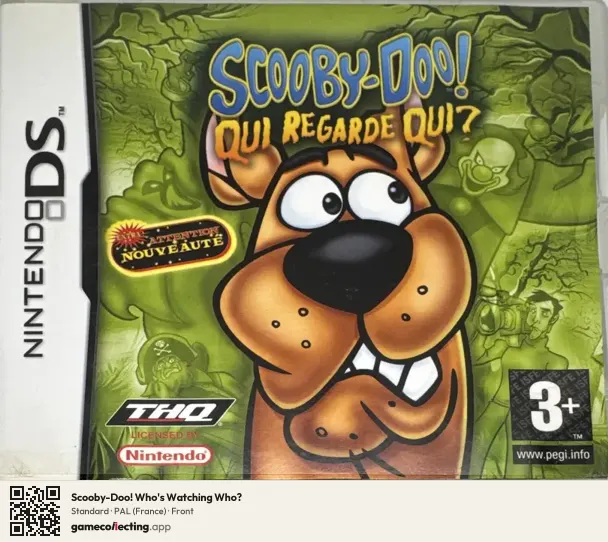 Scooby-Doo! Who's Watching Who? Nintendo DS, France box front
