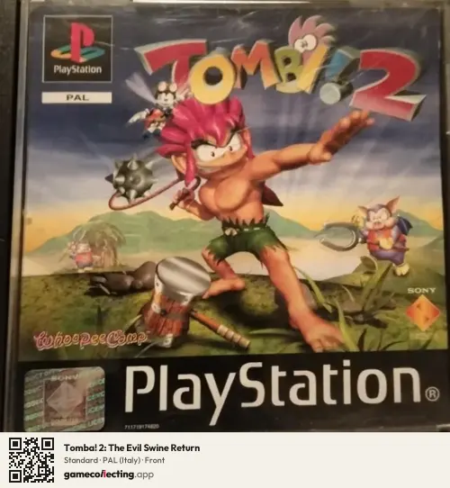 Tomba! 2: The Evil Swine Return PlayStation, Italy box front