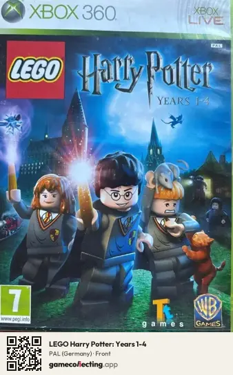LEGO Harry Potter: Years 1-4 Xbox 360, Germany box front