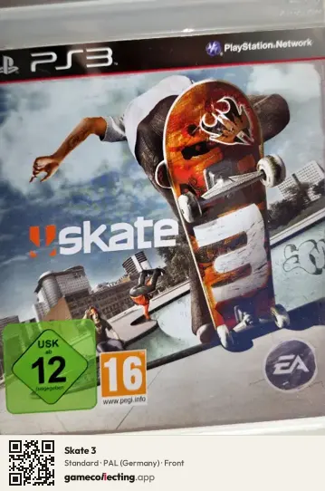 Skate 3 PlayStation 3, Germany box front