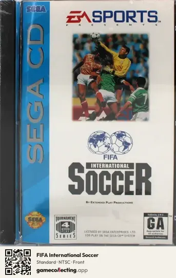 FIFA International Soccer Sega Mega-CD / Sega CD, NTSC box front
