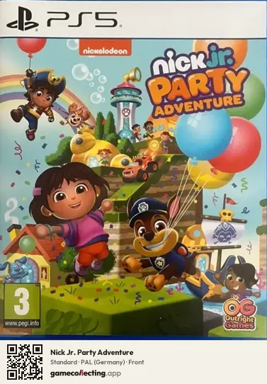 Nick Jr. Party Adventure PlayStation 5, Germany box front