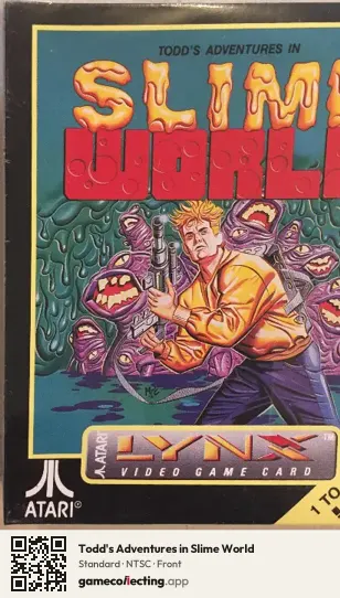 Todd's Adventures in Slime World Atari Lynx, NTSC box front