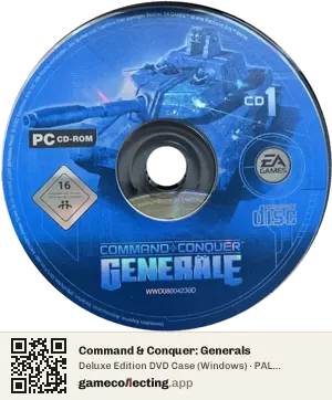 Command & Conquer: Generals Computer, PAL disc