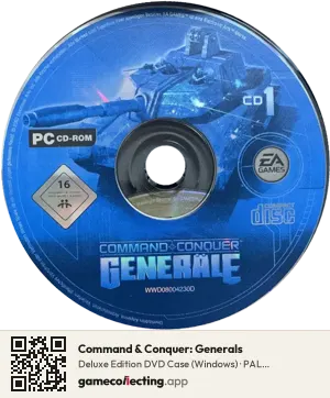 Command & Conquer: Generals Computer, PAL disc