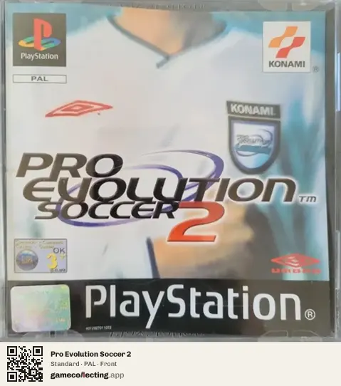 Pro Evolution Soccer 2 PlayStation, PAL box front