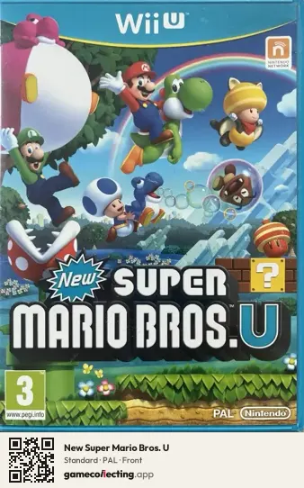 New Super Mario Bros. U Nintendo Wii U, PAL box front