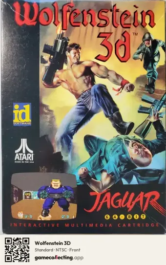 Wolfenstein 3D Atari Jaguar, NTSC box front