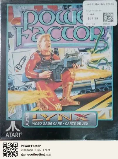 Power Factor Atari Lynx, NTSC box front