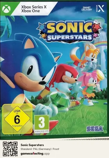 Sonic Superstars Xbox Series X, Germany box front