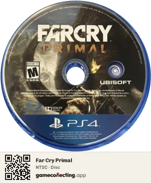 Far Cry Primal PlayStation 4, NTSC disc