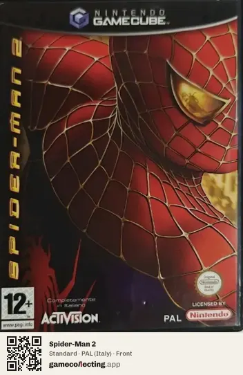 Spider-Man 2 Nintendo GameCube, Italy box front