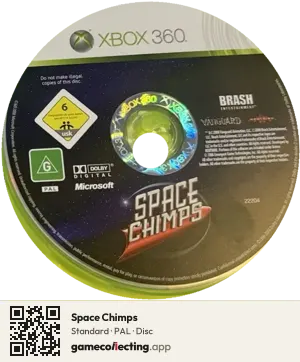 Space Chimps Xbox 360, PAL disc