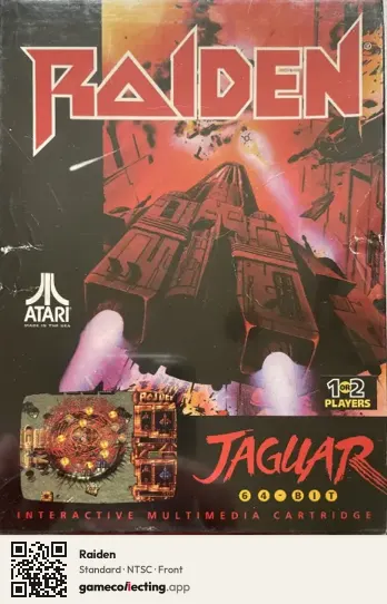 Raiden Atari Jaguar, NTSC box front