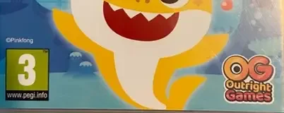Baby Shark: Sing & Swim Party, the PEGI square on its front