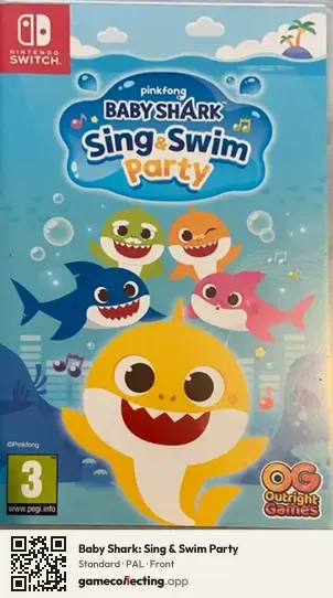 Baby Shark: Sing & Swim Party Nintendo Switch, PAL box front