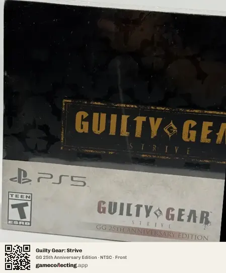 Guilty Gear: Strive PlayStation 5, NTSC box front