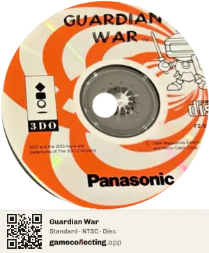 Guardian War 3DO Interactive Multiplayer, NTSC disc