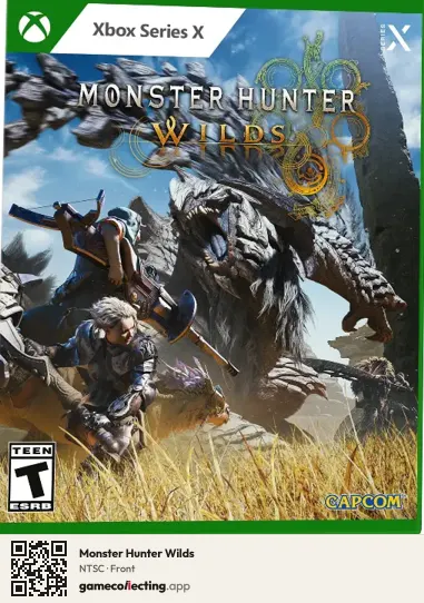 Monster Hunter Wilds Xbox Series X, NTSC box front