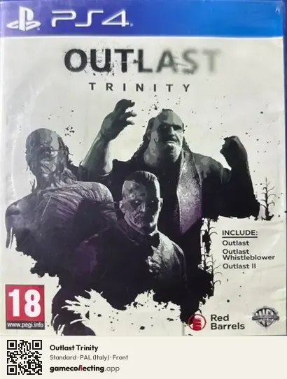 Outlast Trinity PlayStation 4, Italy box front