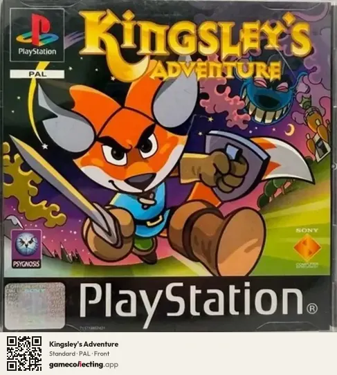Kingsley's Adventure PlayStation, PAL box front