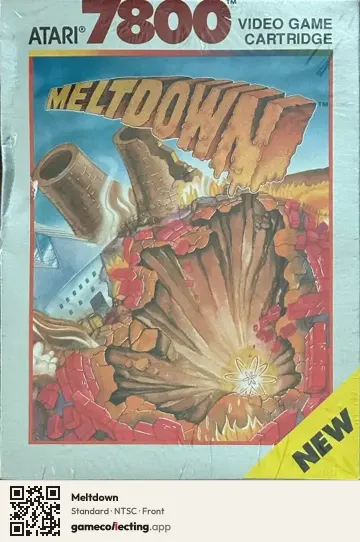 Meltdown Atari 7800, NTSC box front