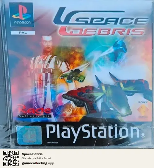 Space Debris PlayStation, PAL box front