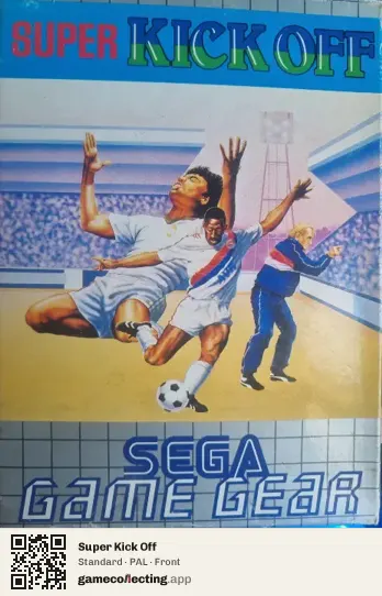 Super Kick Off Sega Game Gear, PAL box front