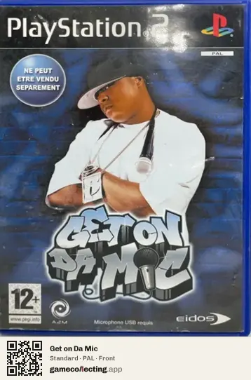 Get on Da Mic PlayStation 2, PAL box front