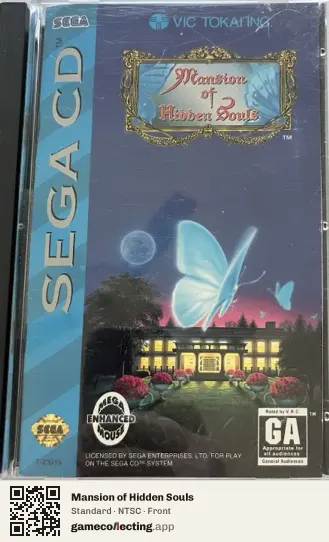 Mansion of Hidden Souls Sega Mega-CD / Sega CD, NTSC box front