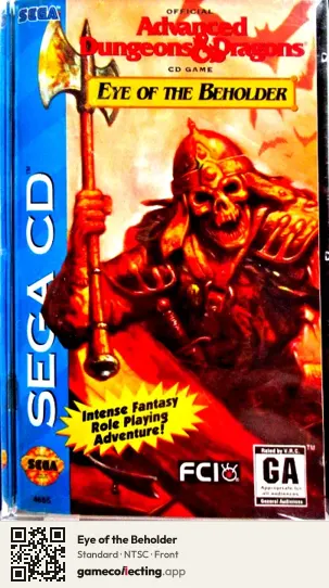 Eye of the Beholder Sega Mega-CD / Sega CD, NTSC box front