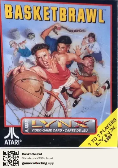 Basketbrawl Atari Lynx, NTSC box front