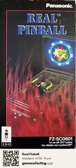 Real Pinball 3DO Interactive Multiplayer, NTSC box front