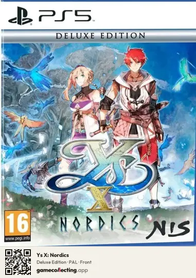 Ys X: Nordics PlayStation 5, PAL box front